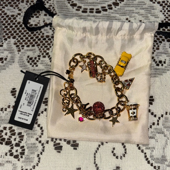 Kate spade New York hit the City charm bracelet new w/tag and dust bag giftable - Picture 3 of 4
